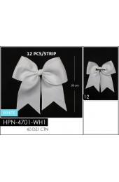 Cheer Bows-HPN-4701/WHITE